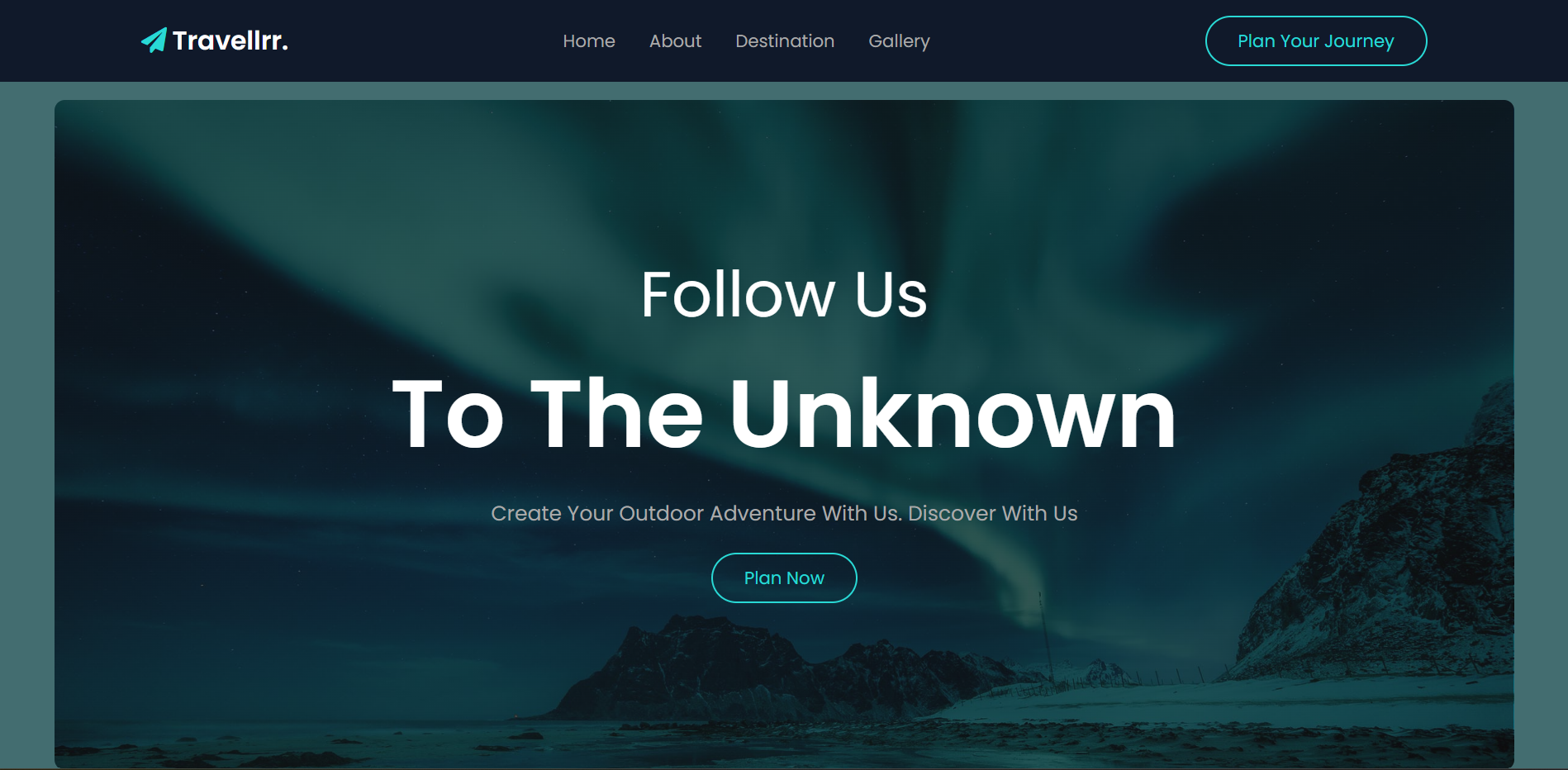 Travel Website Şablon